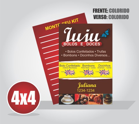 Folheto Couché 80 gramas